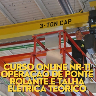 Curso Operador de Ponte Rolante NR-11 Online Curso Empresarial Itaim Bibi Curso a Distancia de Empilhadeira