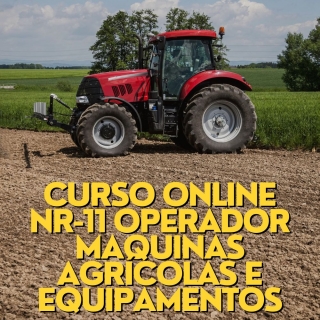 Curso Online NR-11 Operador Maquinas Agrícolas e Equipamentos Curso a Distancia para Empresas Curso Online de Operador de Maquina