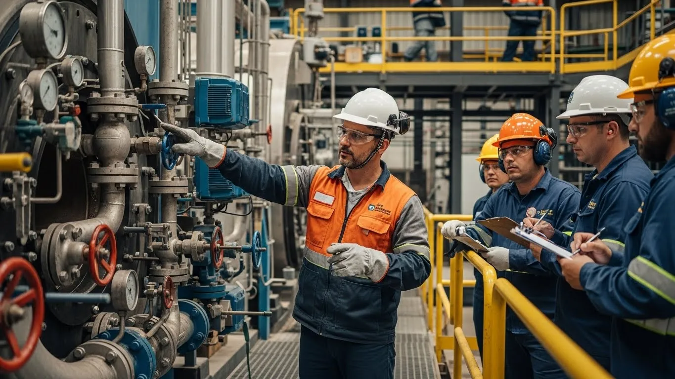 Segurança na operação de caldeiras conforme NR-13