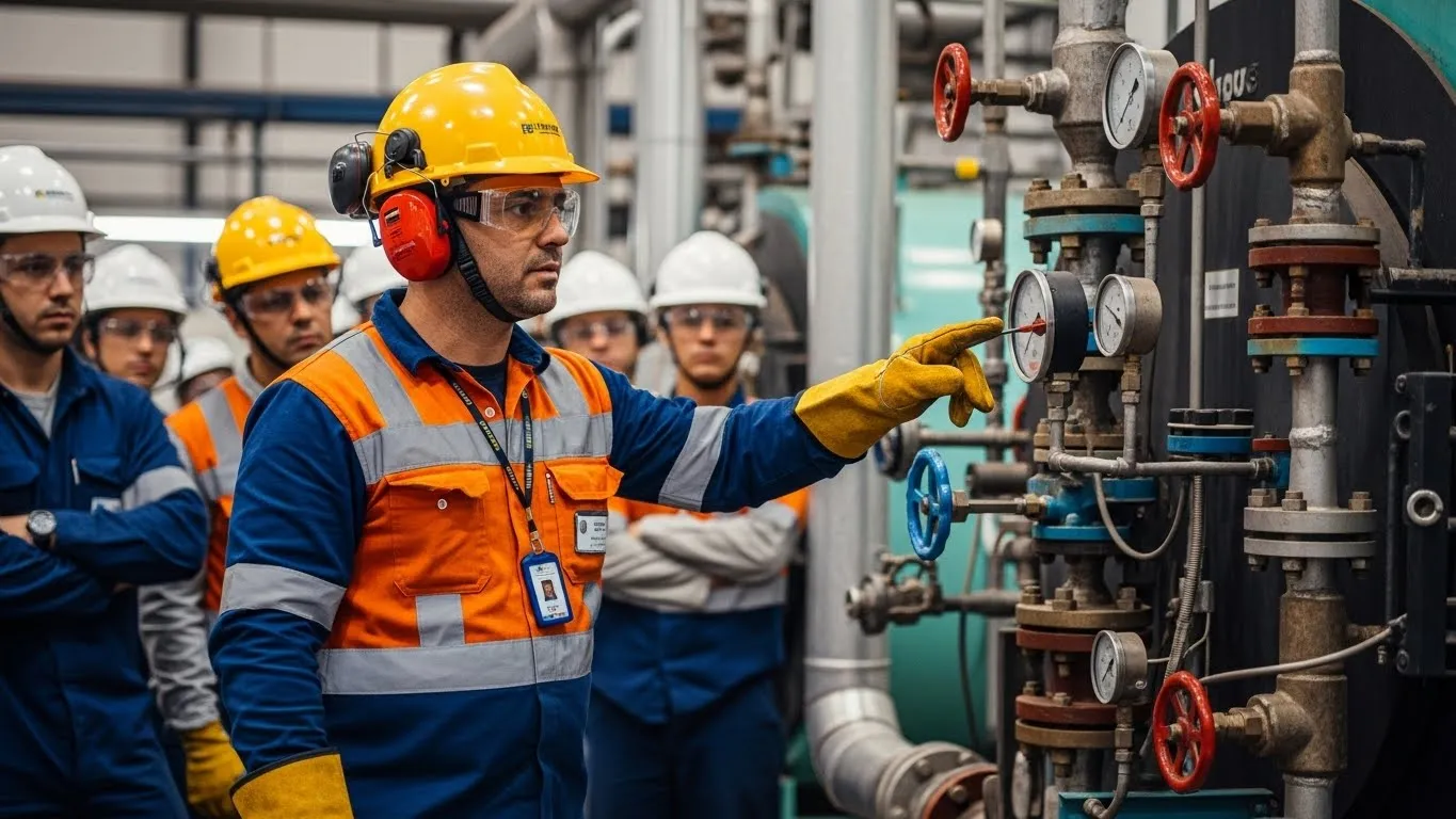 Treinamento NR-13 para prevenção de acidentes com caldeiras
