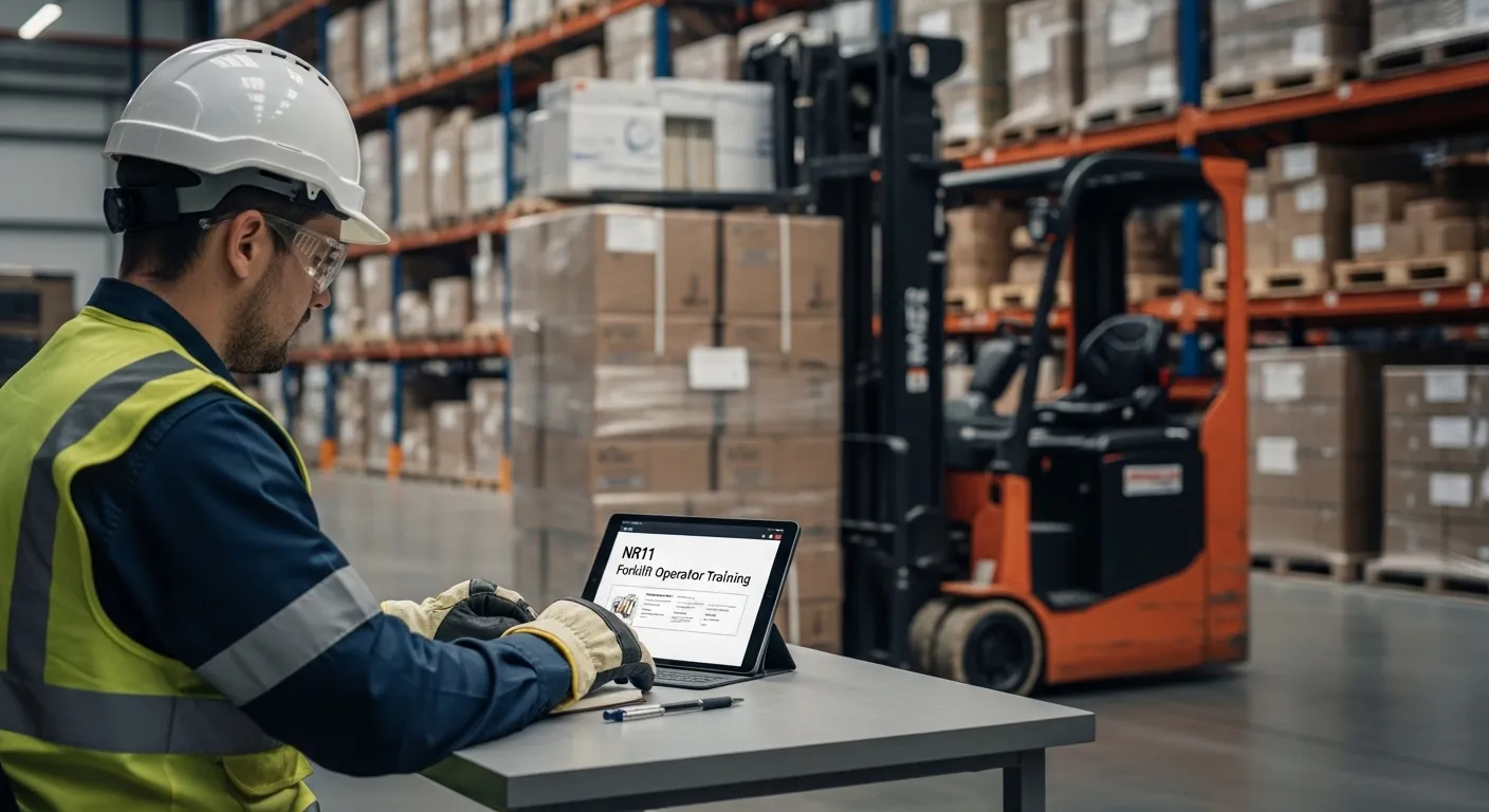 Treinamento Online de Segurança para Operadores de Empilhadeira