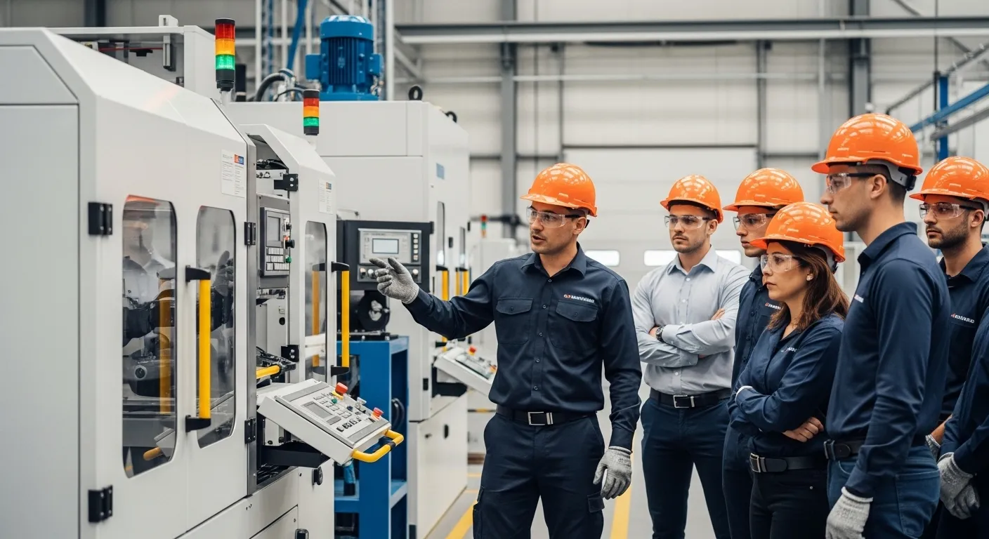 Capacitação técnica para prevenção de acidentes em máquinas